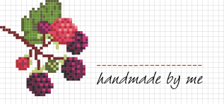 Jam Jar Labels : Cross Stitch Blackberry