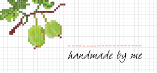 Jam Jar Labels : Cross Stitch Gooseberry