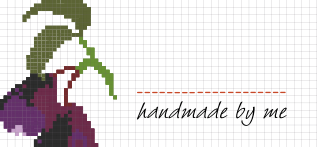 Jam Jar Labels : Cross Stitch Plum