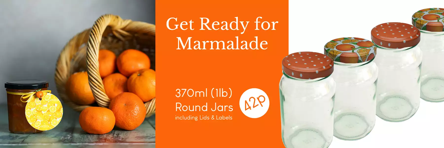Jars and Glass Bottles, Lids and Labels Love Jars online shop