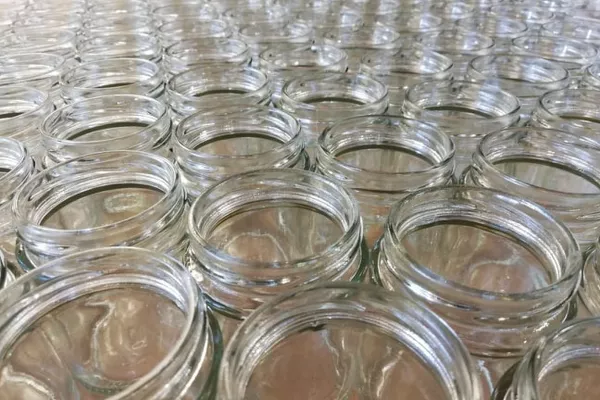 Jam Jars Facetted Glass 324ml