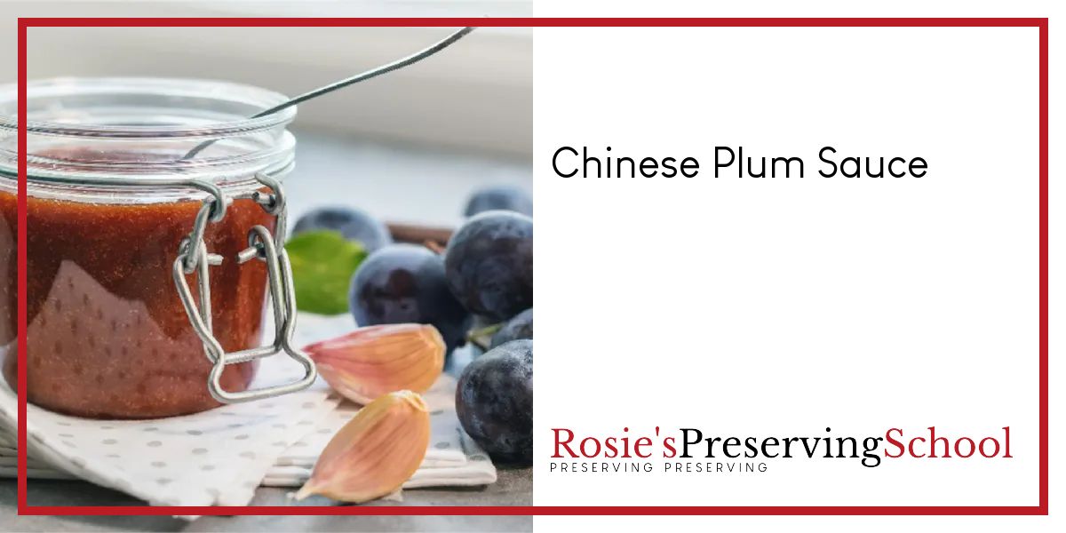 Fragrant with star anise a delicious plum sauce to use up a glut of
